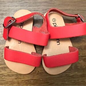 Red piper fin sandal